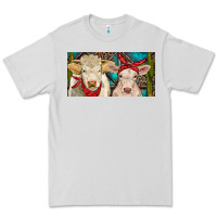 Dove Grey Charolais bull and calf Premium Tee - RanaPortraitStore