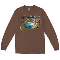 Chestnut Small town USA truck 4th of july Long Sleeve Tee - HowdyJamesFarm