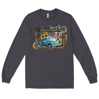 Smoke Small town USA truck 4th of july Long Sleeve Tee - HowdyJamesFarm