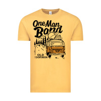 Vintage Mustard old dominion one man Vintage Tee - lanVoArt