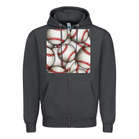 Smoke baseball seamless pattern Zipper Hoodie - BundleAndBundleShop