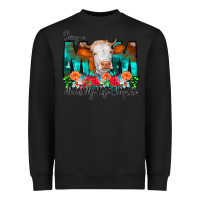 Black Being a Mom Makes My Life Complete Heavyweight Sweatshirt - CowCowDesign