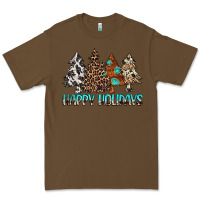 Cacao Happy Holidays Trees Premium Tee - MaliasSmallBusiness