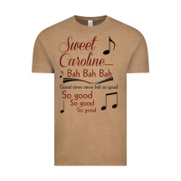 Vintage Coffee sweet caroline...bah bah bah Vintage Tee - lanVoArt