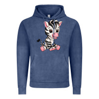 Vintage Denim zebra Vintage Hoodie - texasbilliewilder