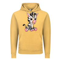 Vintage Mustard zebra Vintage Hoodie - texasbilliewilder