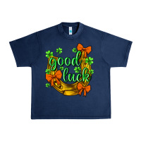 Navy st.patricks good luck Urban Heavy Tee - NancyCooperArtShop