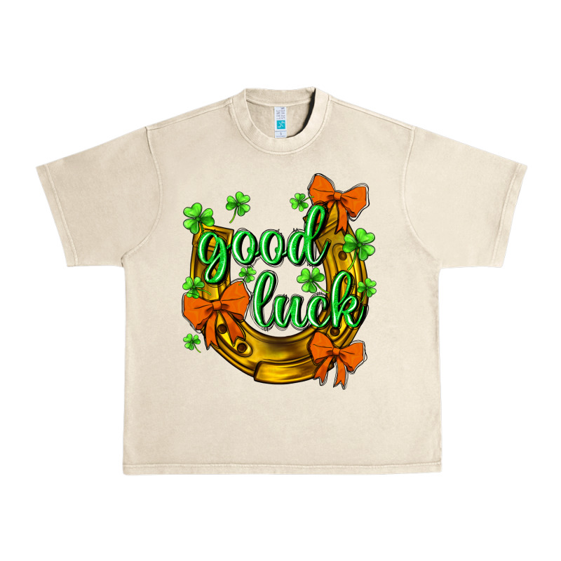 St.patricks Good Luck Urban Heavy Tee by NancyCooperArtShop | Teevron