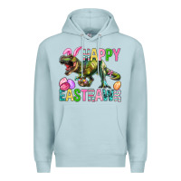Blue Mist Happy Eastrawr Easter Premium Hoodie - BundleAndBundleShop