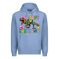 Colony Blue Happy Eastrawr Easter Premium Hoodie - BundleAndBundleShop
