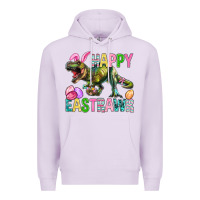 Lilac Happy Eastrawr Easter Premium Hoodie - BundleAndBundleShop
