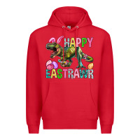 Red Happy Eastrawr Easter Premium Hoodie - BundleAndBundleShop