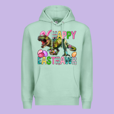 Happy Eastrawr Easter Premium Hoodie Designed By Bundleandbundleshop