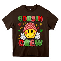 Chocolate Brown cousin crew Heavy Core Tee - MaliasSmallBusiness