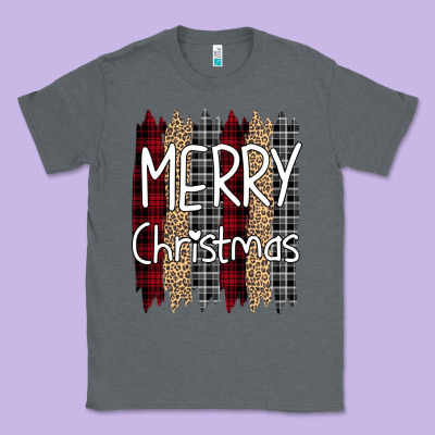 Merry Christmas Leopard Print Classic Tee Designed By Bettercallsaul