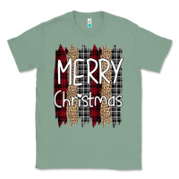 Sage merry christmas leopard print Classic Tee - Bettercallsaul