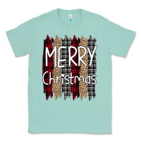 Seafoam merry christmas leopard print Classic Tee - Bettercallsaul