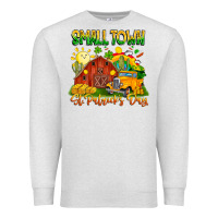 Oatmeal Heather small town st patricks day Premium Sweatshirt - CowhideDigitalArt