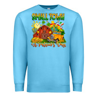 Ocean Blue small town st patricks day Premium Sweatshirt - CowhideDigitalArt