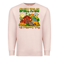 Pale Pink small town st patricks day Premium Sweatshirt - CowhideDigitalArt