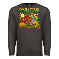Smoke small town st patricks day Premium Sweatshirt - CowhideDigitalArt