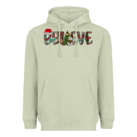 Matcha Believe Christmas Heavyweight Hoodie - CowhideDigitalArt
