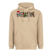 Mushroom Believe Christmas Heavyweight Hoodie - CowhideDigitalArt