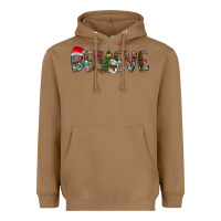 Toasted Coconut Believe Christmas Heavyweight Hoodie - CowhideDigitalArt