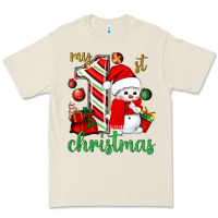 Bone My 1st. Christmas with cute snowman Premium Tee - NancyCooperArtShop
