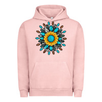 Pigment Salmon gemstone sunflower Urban Hoodie - Artiststas