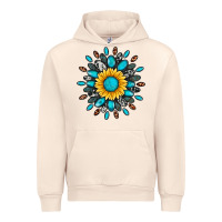 Sandshell gemstone sunflower Urban Hoodie - Artiststas
