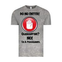 Cloud Rock I'm Not In Quarantine I'm A Programmer Vintage Tee - Bettercallsaul