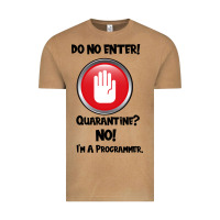 Vintage Camel I'm Not In Quarantine I'm A Programmer Vintage Tee - Bettercallsaul