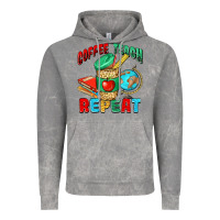 Cloud Rock coffee teach repeat Vintage Hoodie - NancyCooperArtShop