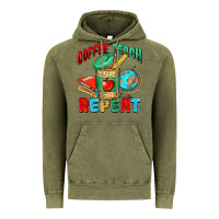 Vintage Olive coffee teach repeat Vintage Hoodie - NancyCooperArtShop