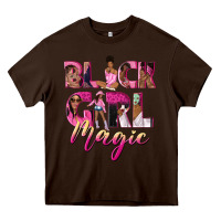 Chocolate Brown black girl magic Heavy Core Tee - NancyCooperArtShop
