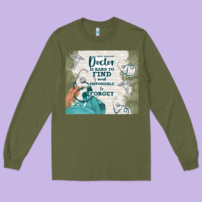 Amazing Doctor Long Sleeve Tee Designed By Tumblerdesignbyshophia