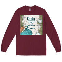 Burgundy amazing doctor Long Sleeve Tee - TumblerDesignByShophia