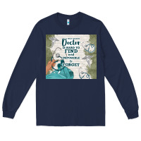 Navy amazing doctor Long Sleeve Tee - TumblerDesignByShophia