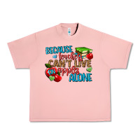 Salmon because teachers cant live on apples alone Urban Heavy Tee - NancyCooperArtShop