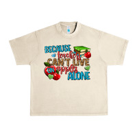 Sandshell because teachers cant live on apples alone Urban Heavy Tee - NancyCooperArtShop