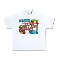 White because teachers cant live on apples alone Urban Heavy Tee - NancyCooperArtShop