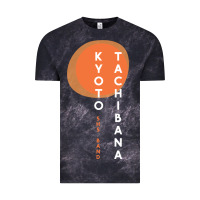 Cloud Black kyoto tachibana Vintage Tee - lanVoArt