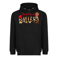 Black busy raising ballers Heavyweight Hoodie - CowhideDigitalArt