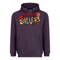 Plum busy raising ballers Heavyweight Hoodie - CowhideDigitalArt