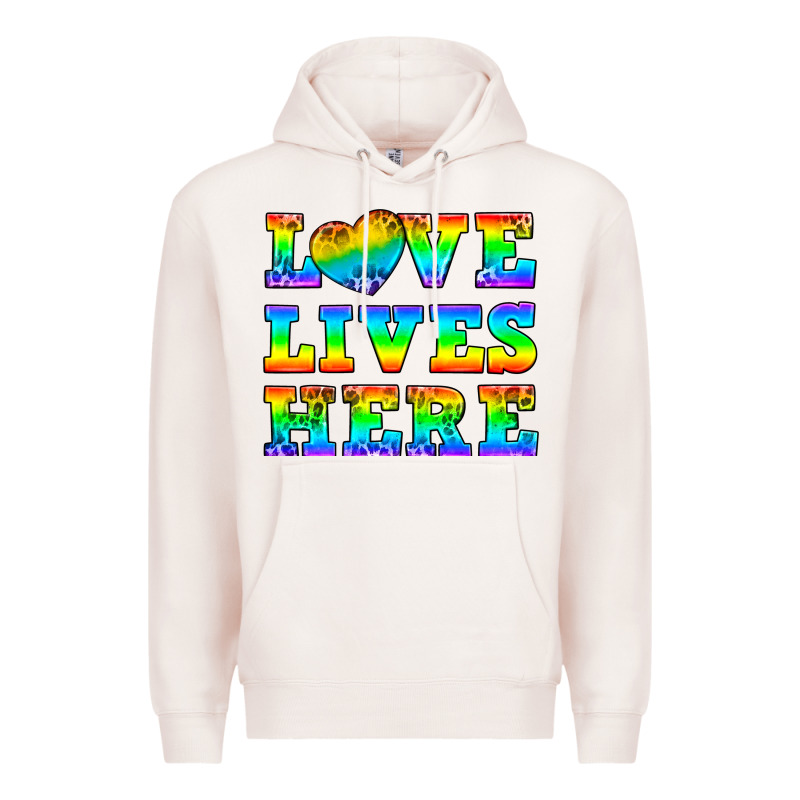 Western Love Lives Here Premium Hoodie by BundleAndBundleShop | Teevron