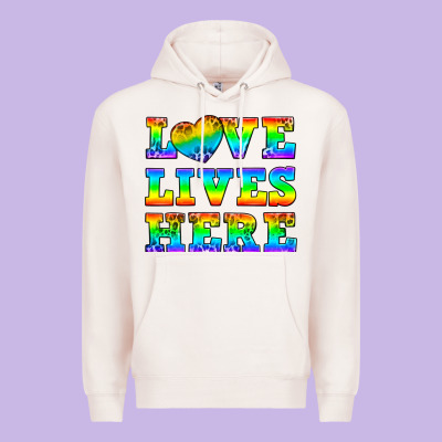 Western Love Lives Here Premium Hoodie Designed By Bundleandbundleshop