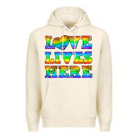 Tofu Western Love Lives Here Premium Hoodie - BundleAndBundleShop
