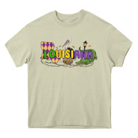 Mossy louisiana mardi gras Heavy Core Tee - MaliasSmallBusiness