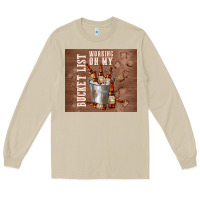 Mushroom working on my bucket list Long Sleeve Tee - TumblerDesignByShophia